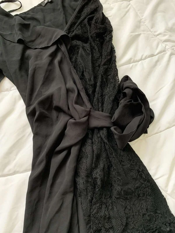 Rochie de seară DENNY ROSE S-M | Negru, Maxi, Poliester - Image 4