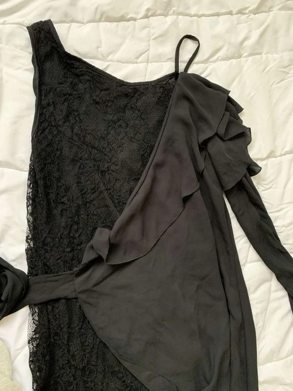 Rochie de seară DENNY ROSE S-M | Negru, Maxi, Poliester - Image 7