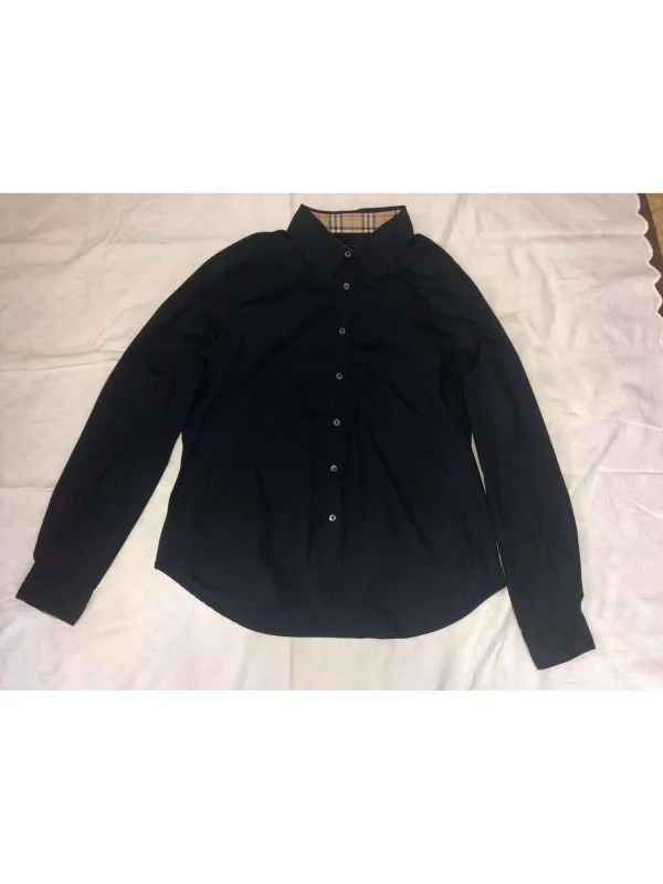 Cămașă Burberry L | Negru, Normal, Bumbac - Image 2