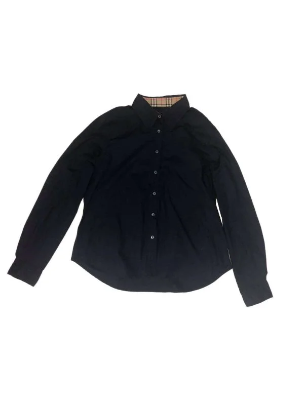 Cămașă Burberry L | Negru, Normal, Bumbac