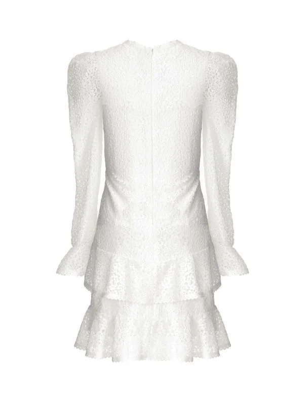 Rochie de seară ANA RADU L | Alb, Midi, Poliester - Image 2