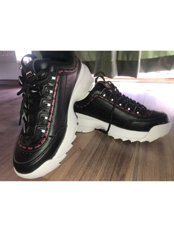 Sneakers Fila EU 36.5 | Negru, Piele ecologică - Image 6