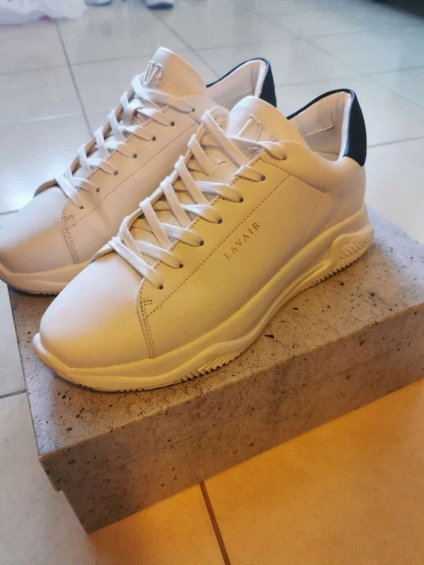 Sneakers LAVAIR EU 41 | Alb, Piele ecologică - Image 7