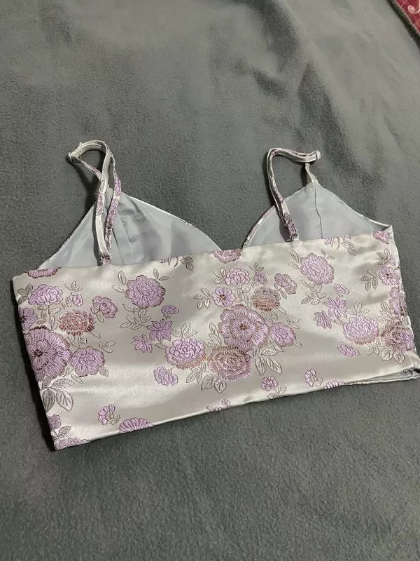 Top Bershka S-M | Mov, Normal, Poliester - Image 6