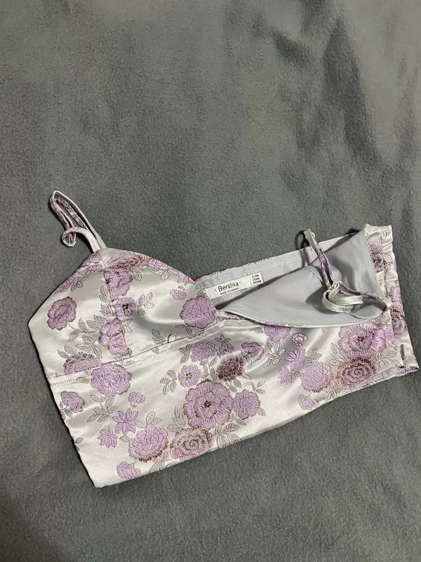 Top Bershka S-M | Mov, Normal, Poliester - Image 7