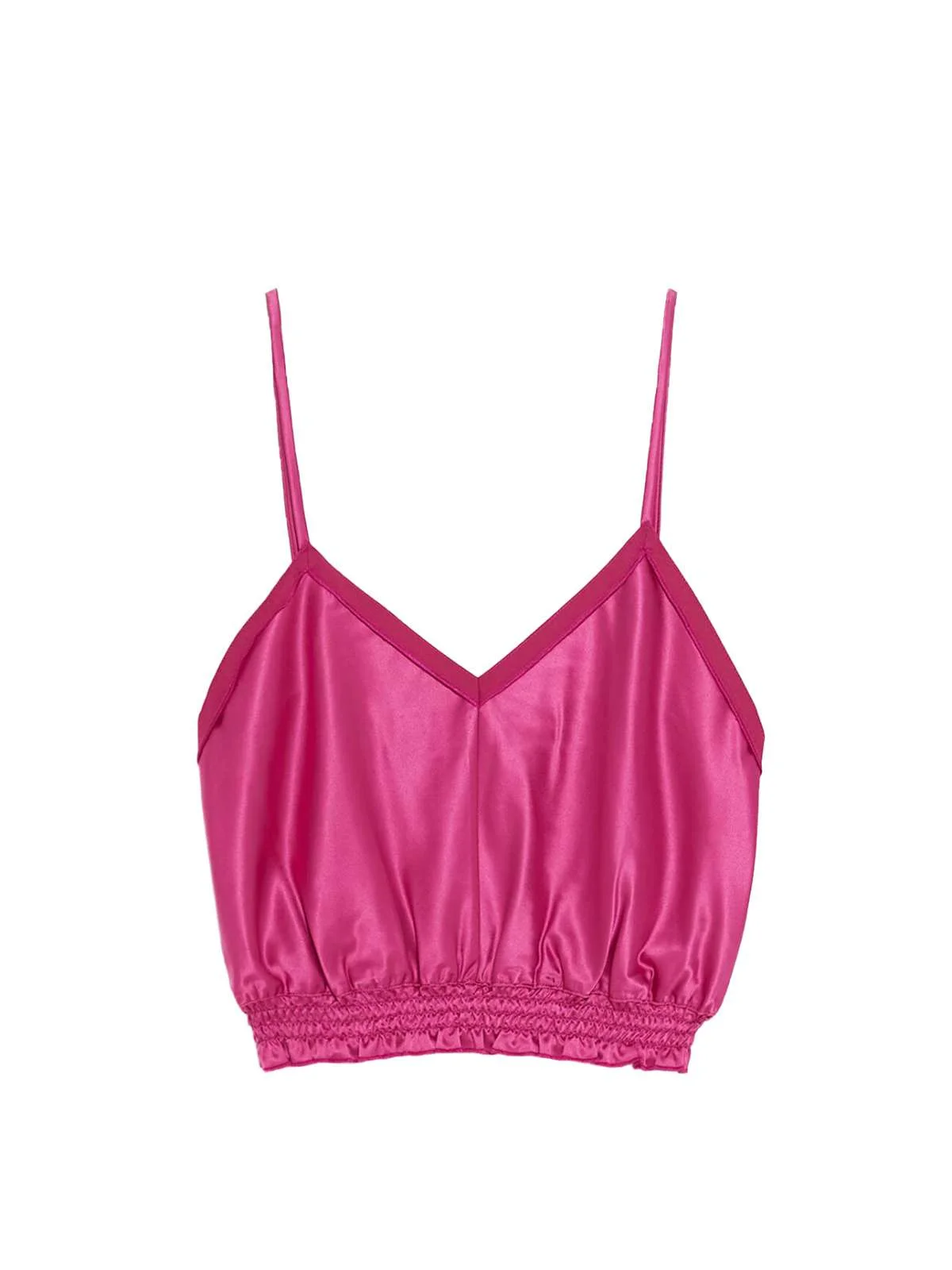 Top Zara M | Fuchsia, Normal, Poliester