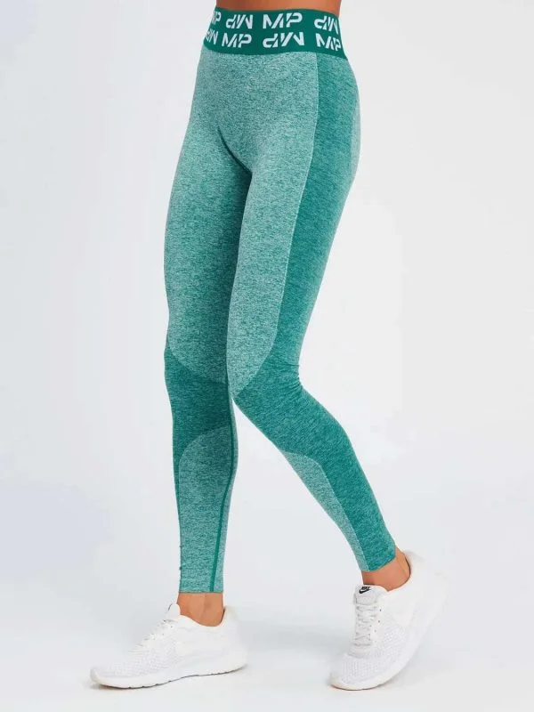 Colanți sport MYPROTEIN S | Verde mentă, Nailon - Image 3