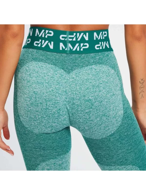 Colanți sport MYPROTEIN S | Verde mentă, Nailon - Image 4