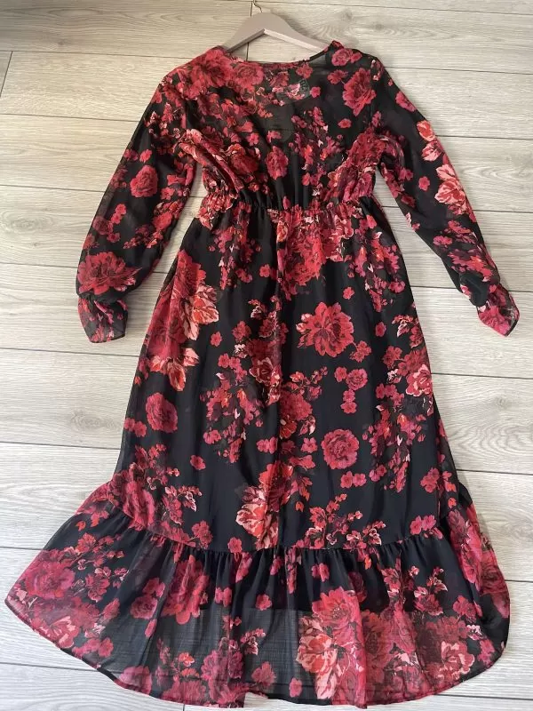 Rochie casual PRIMARK EU 38 | Roșu, Midi, Vâscoză - Image 3