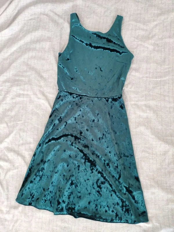 Rochie de seară H&M XS | Turcoaz, Mini, Poliester - Image 2