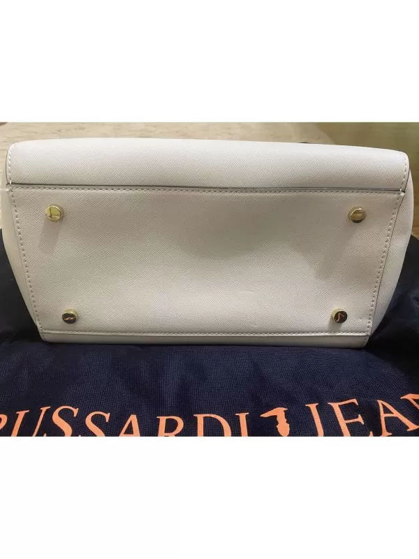 Geantă de mână TRUSSARDI JEANS | Alb, Piele ecologică - Image 5