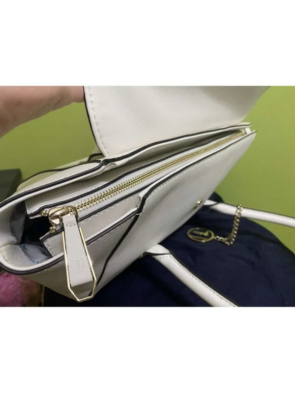 Geantă de mână TRUSSARDI JEANS | Alb, Piele ecologică - Image 7