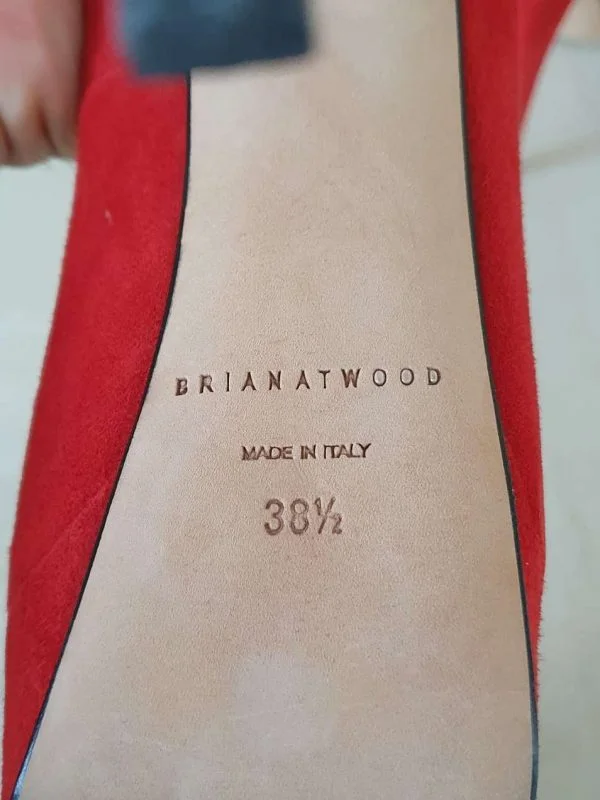 Pantofi cu toc înalt BRIAN ATWOOD EU 38.5 | Roșu, Piele naturală - Image 5
