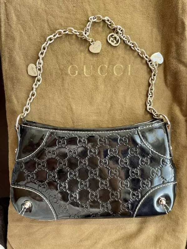 Poșetă Gucci | Negru, Piele naturală - Image 2