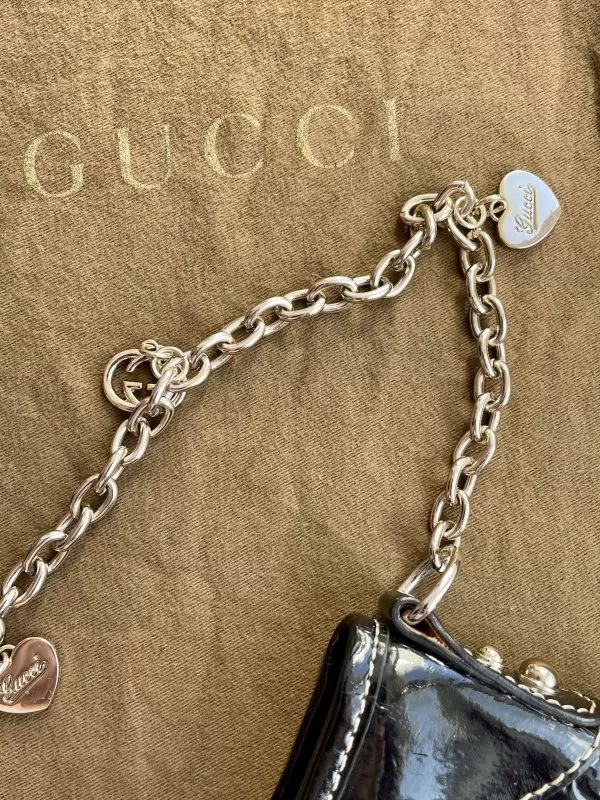 Poșetă Gucci | Negru, Piele naturală - Image 4