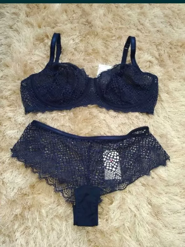 Set LOVABLE M | Albastru, Dantelă, Poliuretan - Image 5