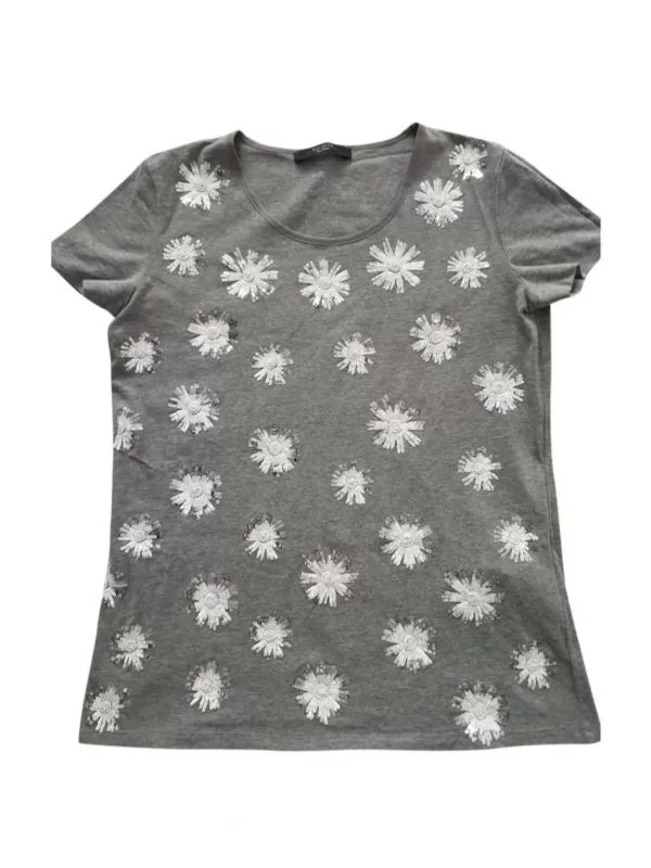 Top Max Mara S | Gri, Normal, Bumbac