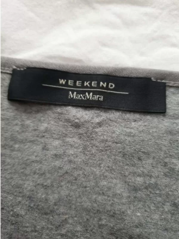 Top Max Mara S | Gri, Normal, Bumbac - Image 3