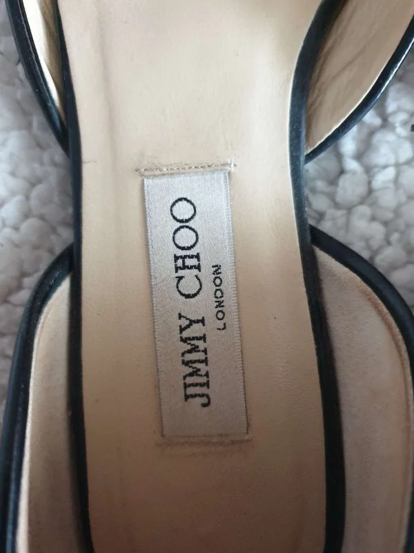 Balerini Jimmy Choo EU 41 | Negru, Piele naturală - Image 4