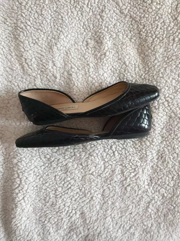 Balerini Jimmy Choo EU 41 | Negru, Piele naturală - Image 6