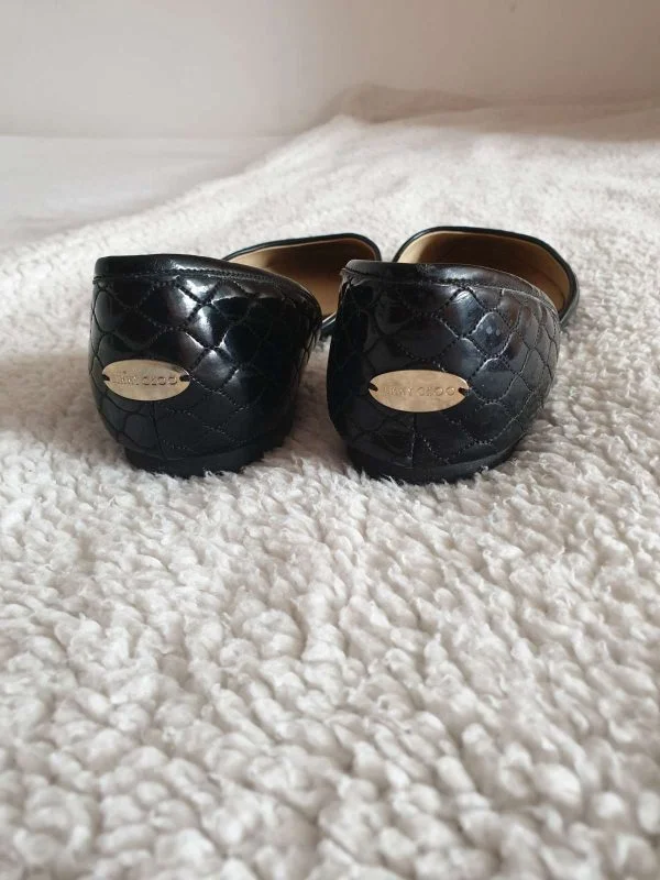 Balerini Jimmy Choo EU 41 | Negru, Piele naturală - Image 7