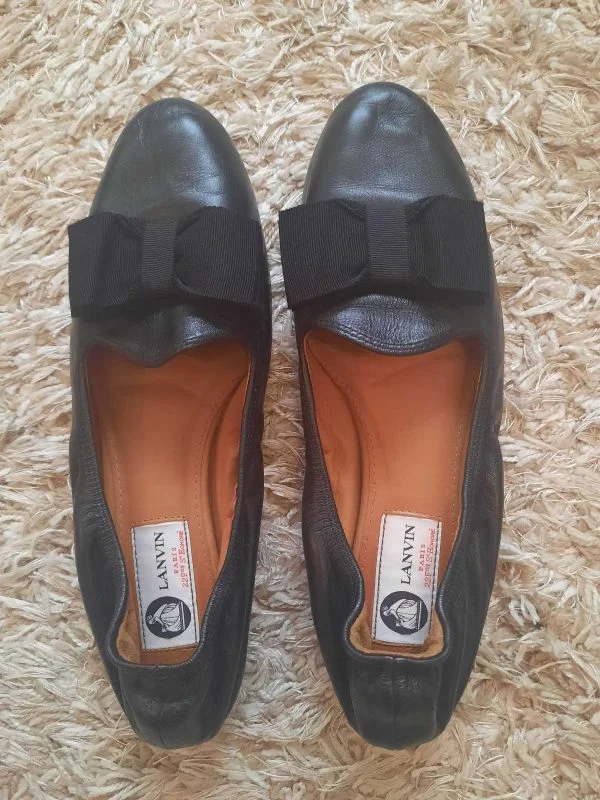 Pantofi Lanvin EU 39 | Negru, Piele naturală - Image 2