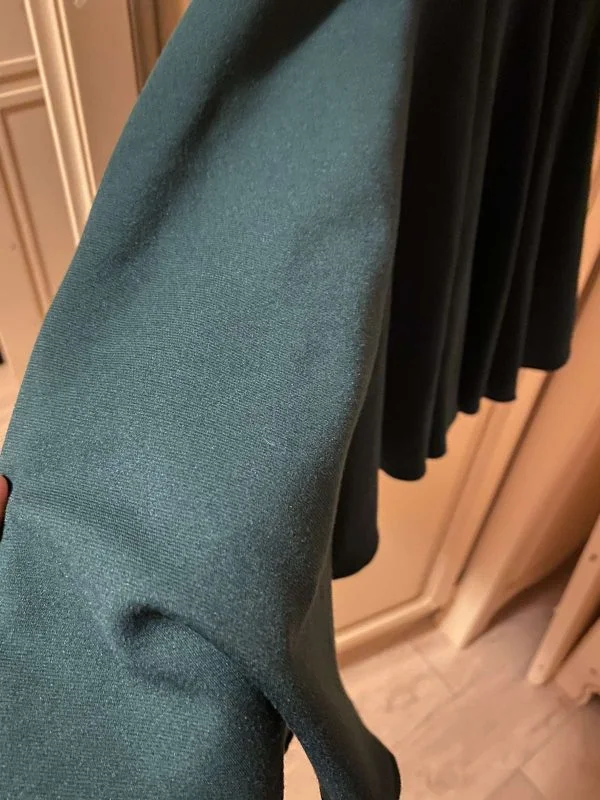 Rochie de seară ALINA CERNĂTESCU M | Verde, Midi, Raion - Image 6