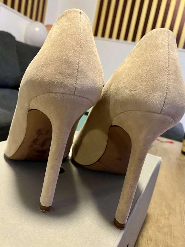 Pantofi H&M EU 36 | Bej, Piele naturală - Image 3