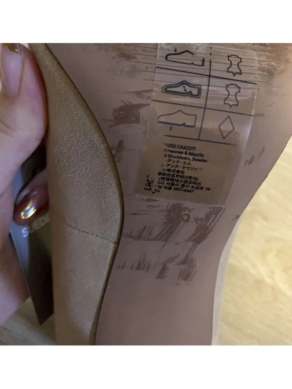 Pantofi H&M EU 36 | Bej, Piele naturală - Image 5
