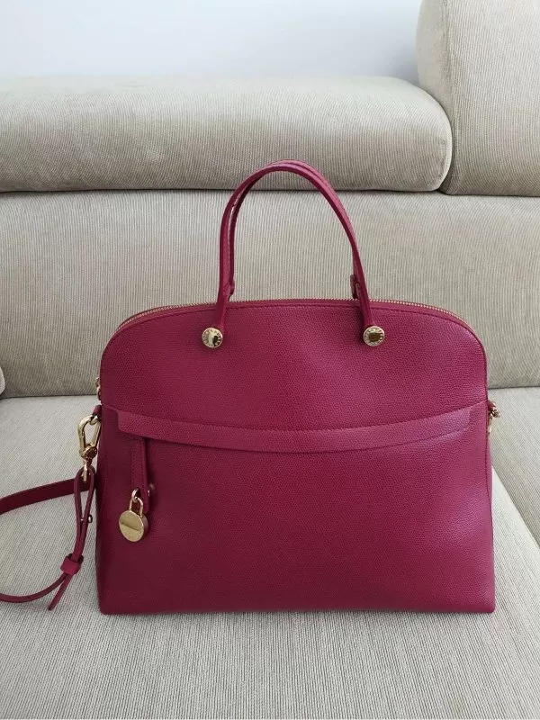 Geantă de umăr Furla | Fuchsia, Piele naturală - Image 2