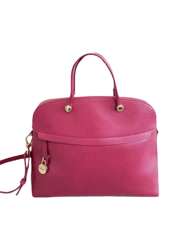 Geantă de umăr Furla | Fuchsia, Piele naturală