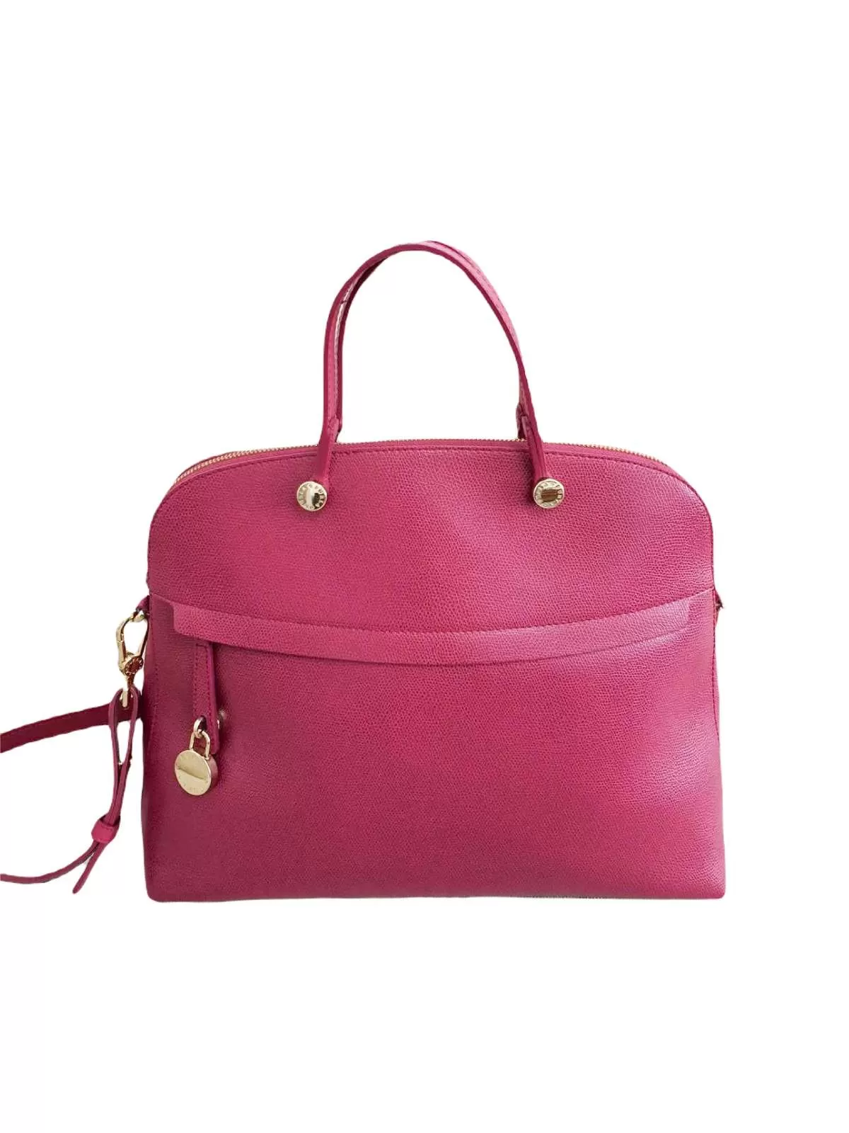 Geantă de umăr Furla | Fuchsia, Piele naturală