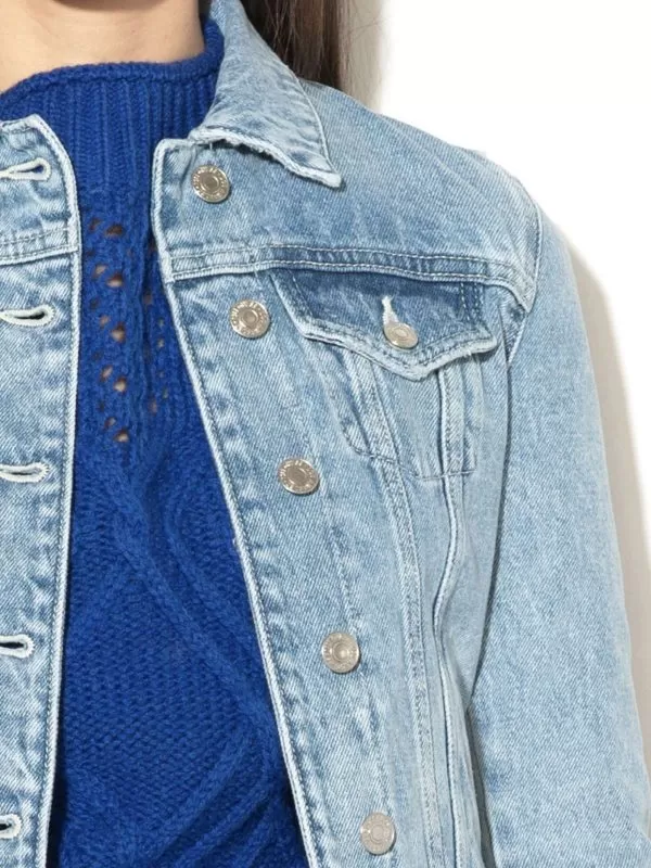 Geacă din denim Guess XL | Albastru, Fără glugă, Denim - Image 3