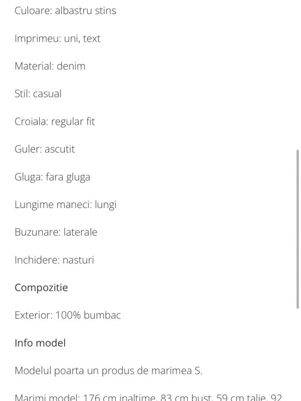 Geacă din denim Guess XL | Albastru, Fără glugă, Denim - Image 4