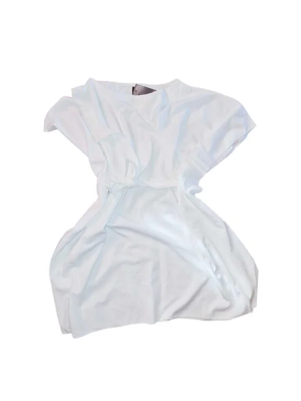 Rochie de seară EDREHI S-M | Alb, Mini, Poliester