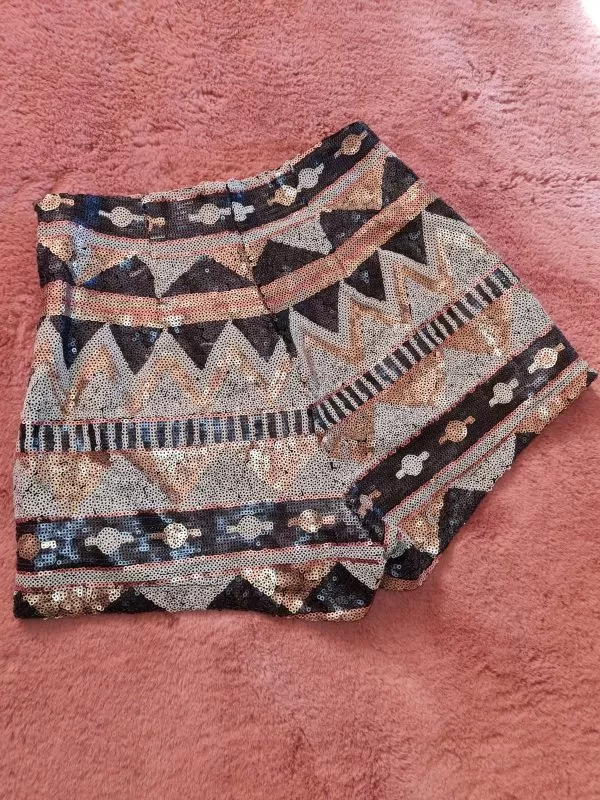 Pantaloni TALLY WEIJL EU 32 | Multicolor, Scurți, Poliester - Image 3