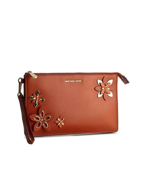 Geantă de mână Michael Kors | Portocaliu, Piele naturală