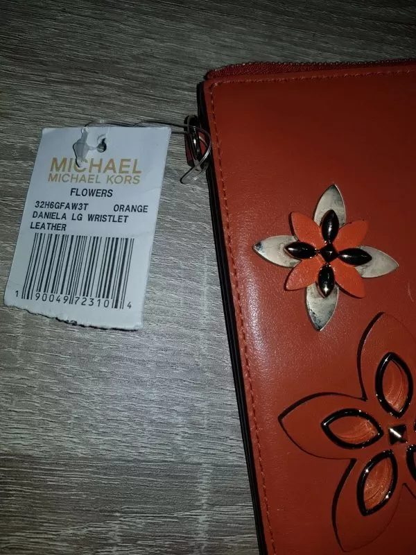 Geantă de mână Michael Kors | Portocaliu, Piele naturală - Image 4