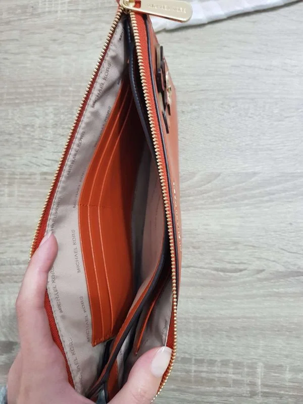 Geantă de mână Michael Kors | Portocaliu, Piele naturală - Image 5