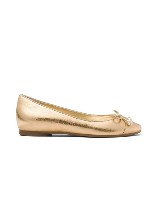 Balerini Michael Kors EU 38 | Auriu, Piele naturală