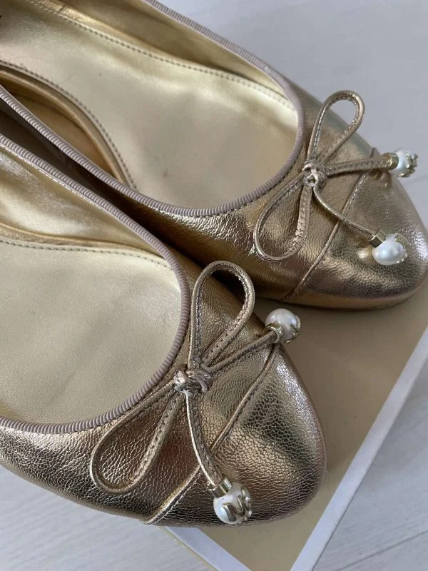 Balerini Michael Kors EU 38 | Auriu, Piele naturală - Image 4