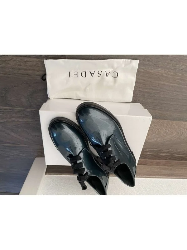 Pantofi Casadei EU 38 | Turcoaz, Piele naturală - Image 6