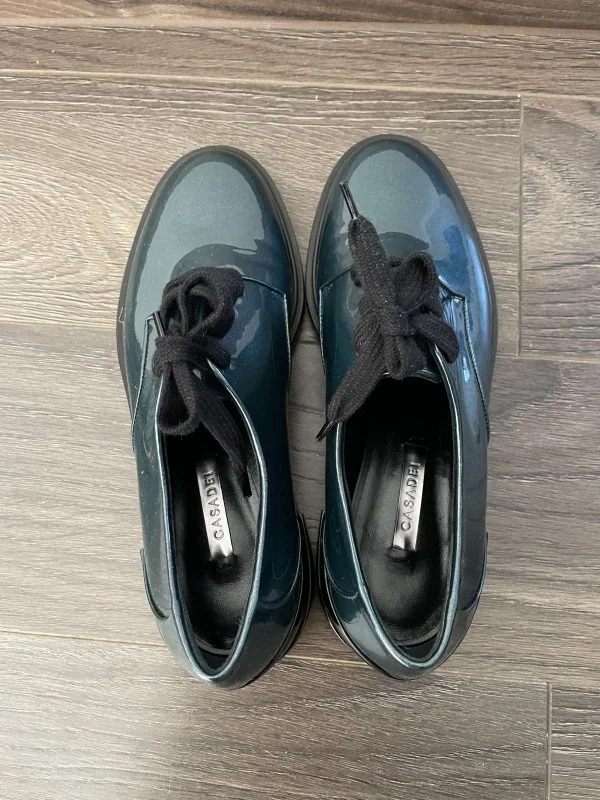 Pantofi Casadei EU 38 | Turcoaz, Piele naturală - Image 7