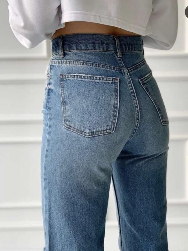 Blugi PONZA PLUS EU 34 | Albastru, Lungi, Denim - Image 3