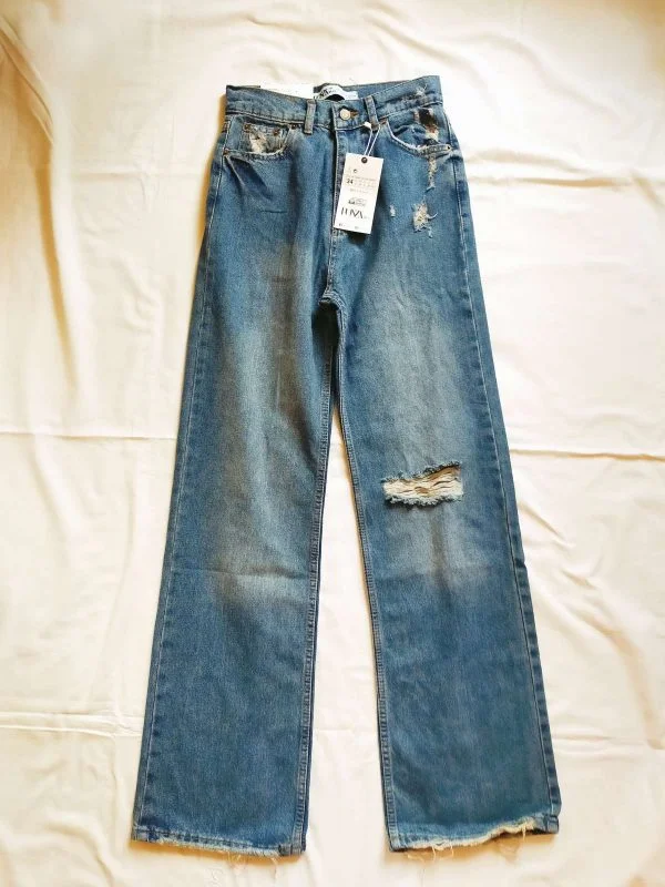 Blugi PONZA PLUS EU 34 | Albastru, Lungi, Denim - Image 6