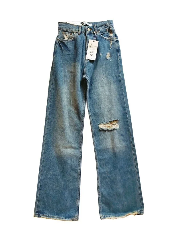 Blugi PONZA PLUS EU 34 | Albastru, Lungi, Denim