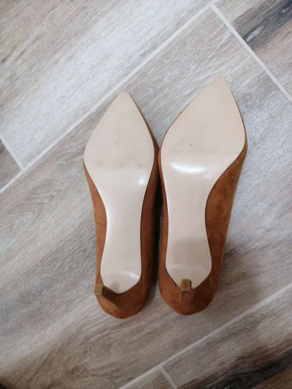 Pantofi cu toc înalt KIABI EU 37 | Crem, Piele ecologică - Image 5