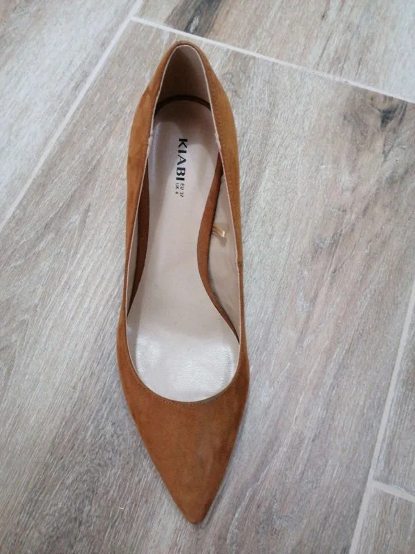 Pantofi cu toc înalt KIABI EU 37 | Crem, Piele ecologică - Image 2