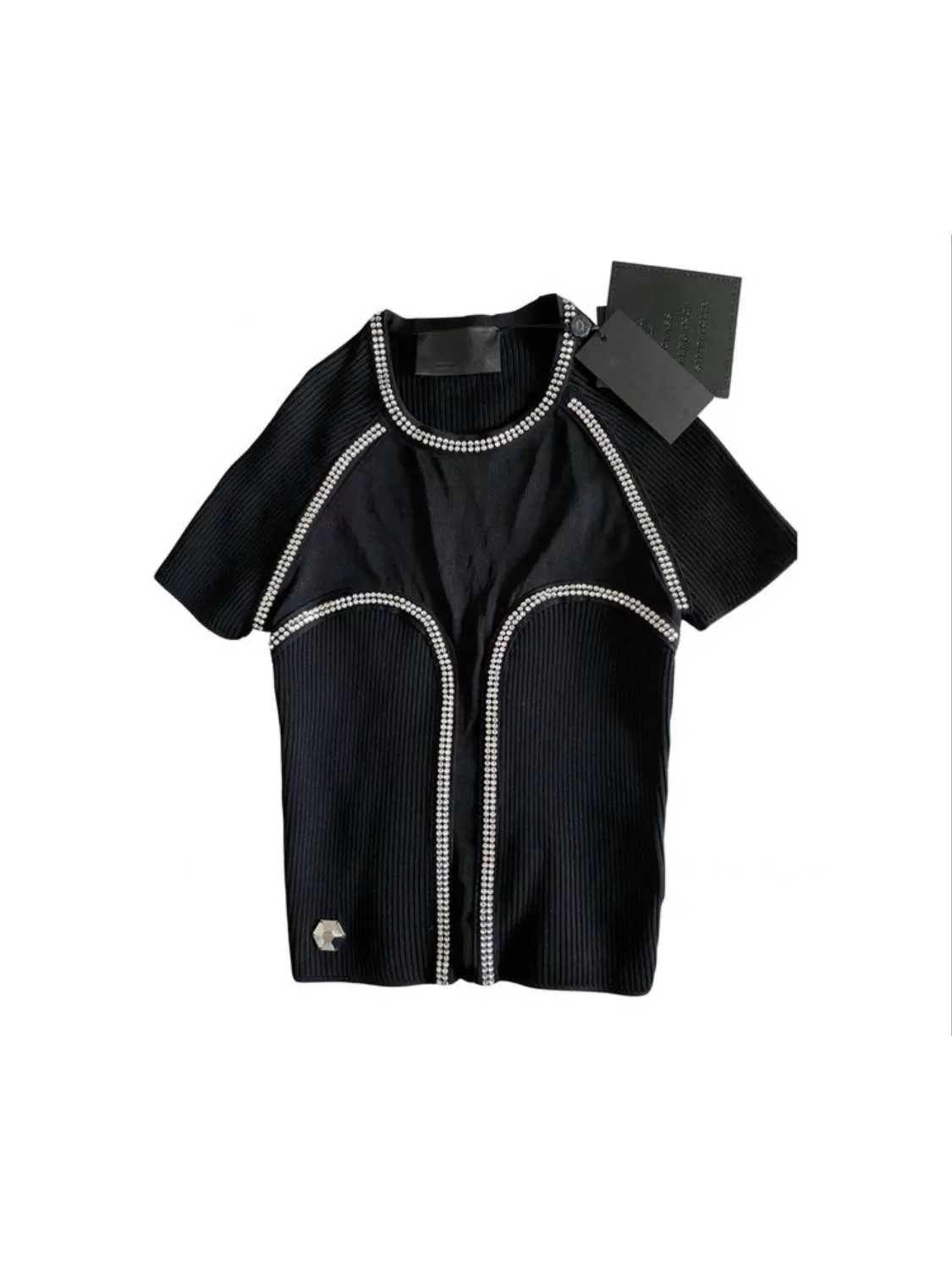 Top Philipp Plein S | Negru, Normal, Poliester