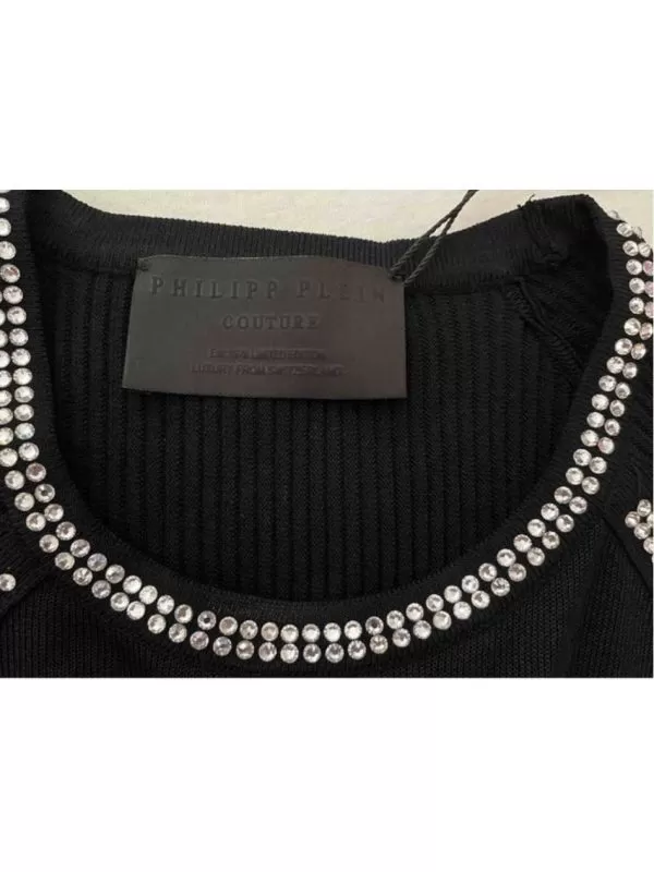 Top Philipp Plein S | Negru, Normal, Poliester - Image 4
